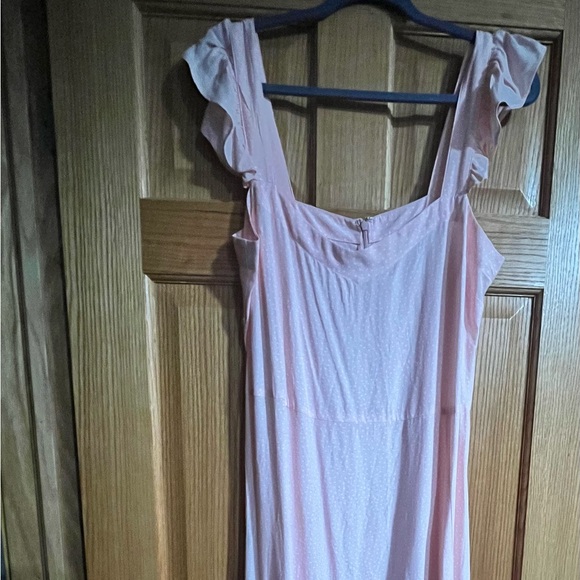 LOFT Dresses & Skirts - LOFT Pink Polka Dot Dress